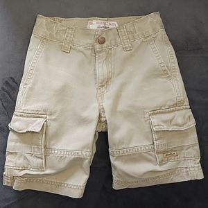 Levi, boy's size 4 regular,  khaki shorts